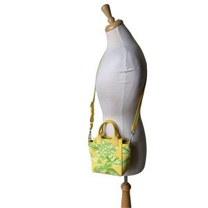 ROTHY'S The Mini Handbag Limoncello Floral Green Yellow